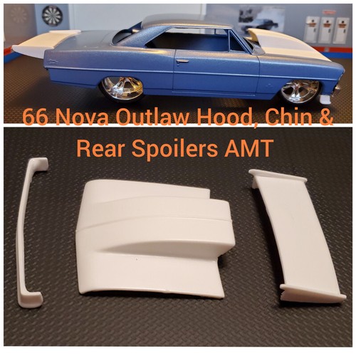 Resin outlaw hood - resin, chin